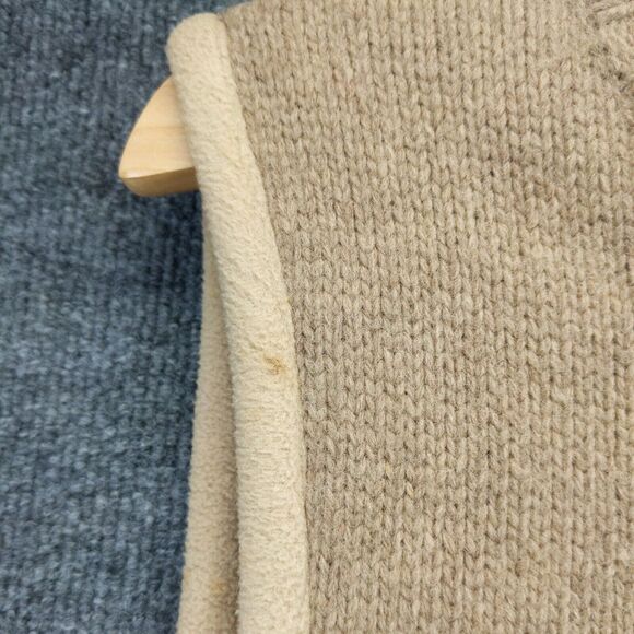 Gander Mountain Guide Series Size XL Brown Lambswool Blend Full Zip Vest - Picture 8 of 12